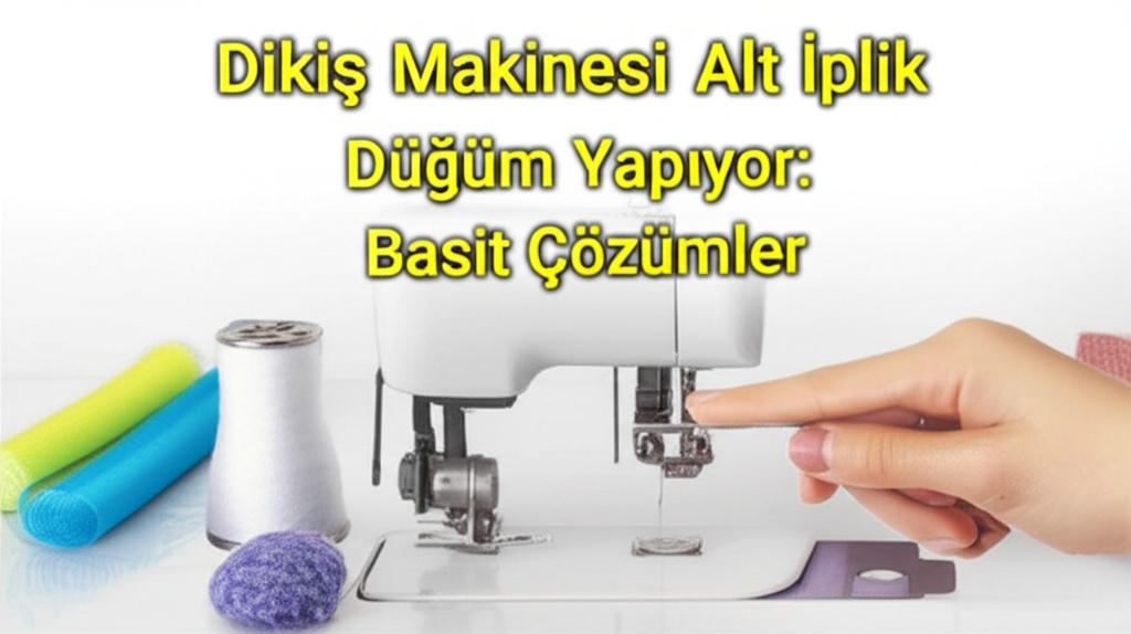 Dikiş Makinesi Alt İplik Düğüm Yapıyor: Basit Çözümler.