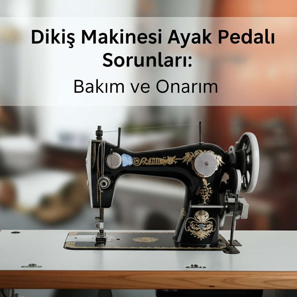 Dikiş Makinesi Ayak Pedalı Sorunları: Bakım ve Onarım.