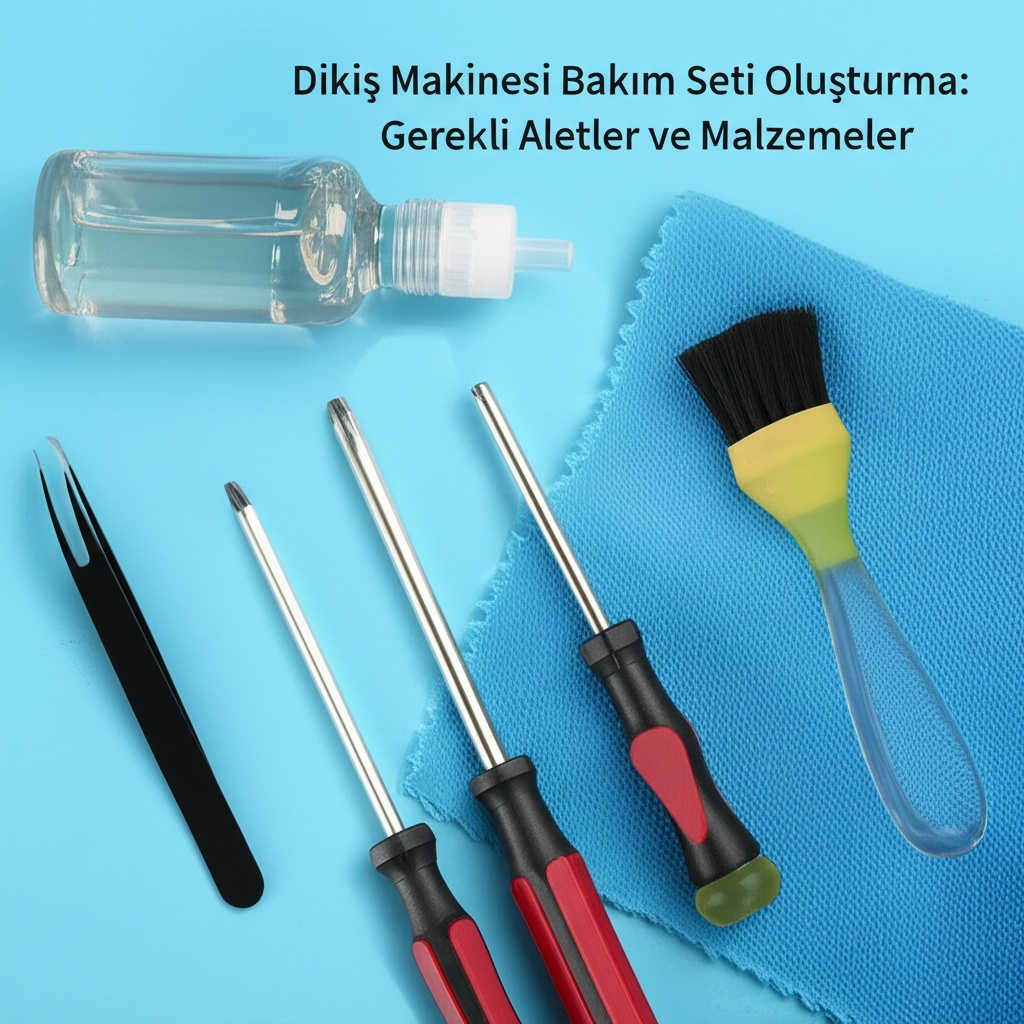 Dikiş Makinesi Bakım Seti Oluşturma: Gerekli Aletler ve Malzemeler.