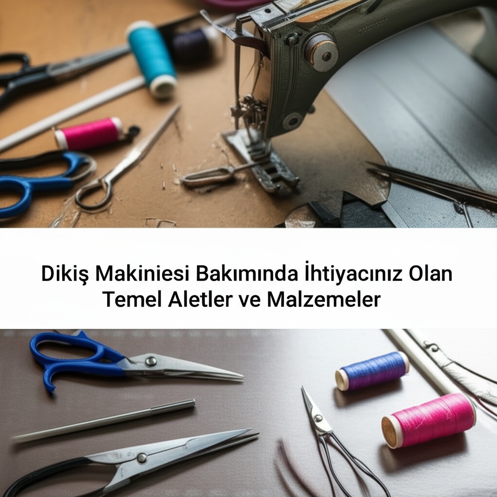 Dikiş Makinesi Bakımında İhtiyacınız Olan Temel Aletler ve Malzemeler.