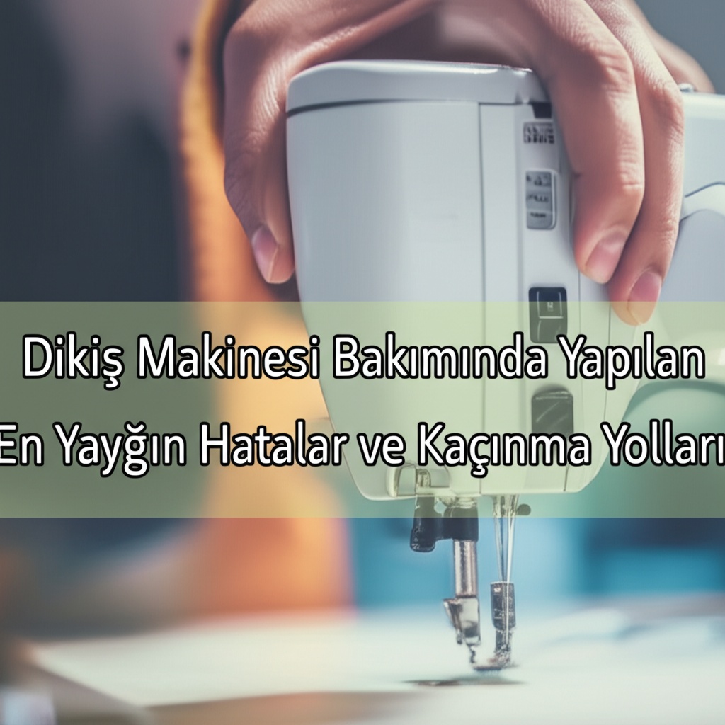 Dikiş Makinesi Bakımında Yapılan En Yaygın Hatalar ve Kaçınma Yolları.