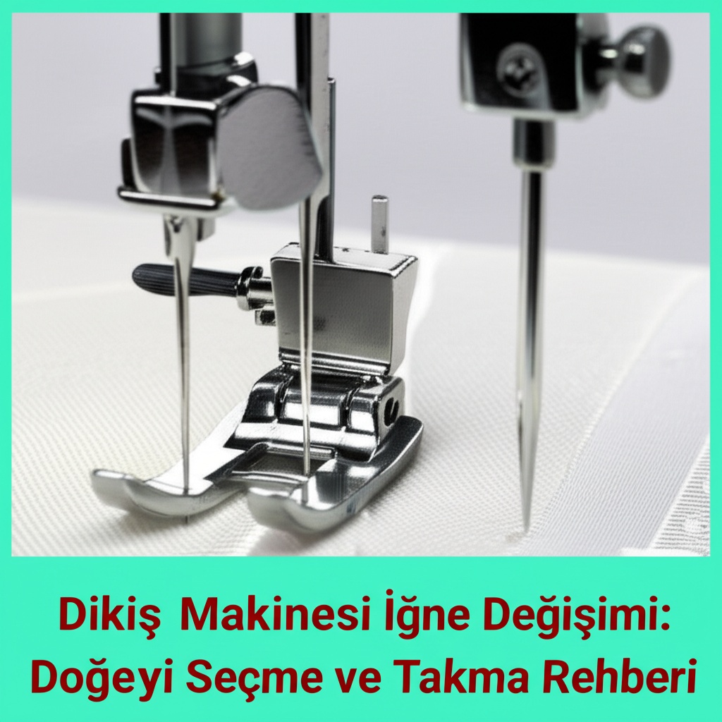 Dikiş Makinesi İğne Değişimi: Doğru İğneyi Seçme ve Takma Rehberi.
