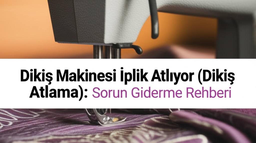 Dikiş Makinesi İplik Atlıyor (Dikiş Atlama): Sorun Giderme Rehberi.