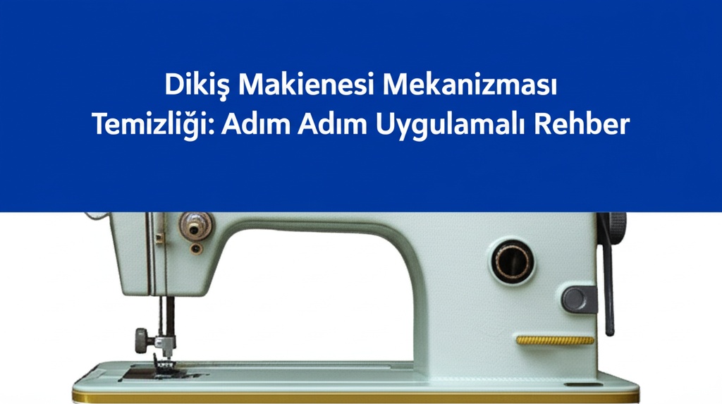 Dikiş Makinesi Mekanizması Temizliği: Adım Adım Uygulamalı Rehber.