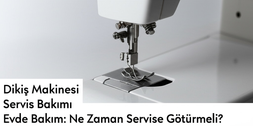 Dikiş Makinesi Servis Bakımı vs. Evde Bakım: Ne Zaman Servise Götürmeli?
