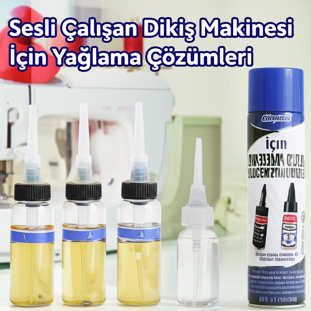 Sesli Çalışan Dikiş Makinesi İçin Yağlama Çözümleri.